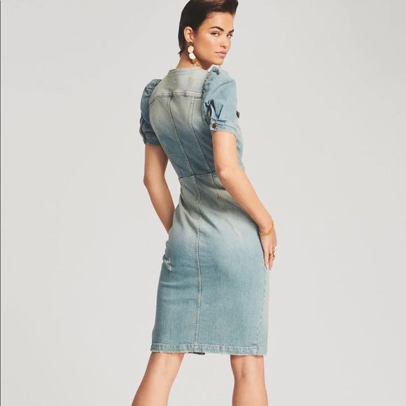 Retrofete Annie denim midi dress size XS - Picture 3 of 3